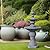 Teamson Home 52.56 in. Outdoor Two-Tier Water Fountain with Realistic ICY Stone Texture for Outdoor Living Spaces Creating a Calming Oasis for Gardens, Landscaping, Patios, Balconies, Lawns, Gray