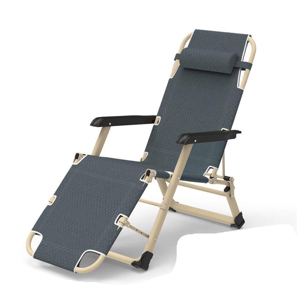 Chaise Longue de Jardin pour Terrasse et Bain de Soleil Pliant avec Repose-Pieds Réglable