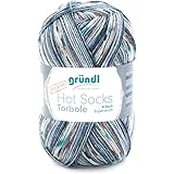 LIEFERUMFANG & WEITERE EIGENSCHAFTEN: Gründl Hot Socks Torbole / Made in Italy / 4-fach Sockengarn / 1 x 100 g / 75 % Schurwolle (superwash), 25 % Polyamid / Maschenprobe: 30 M x 40 R = 10 x 10 cm / Materialverbrauch: Socken = ca. 100 g bis Größe 51