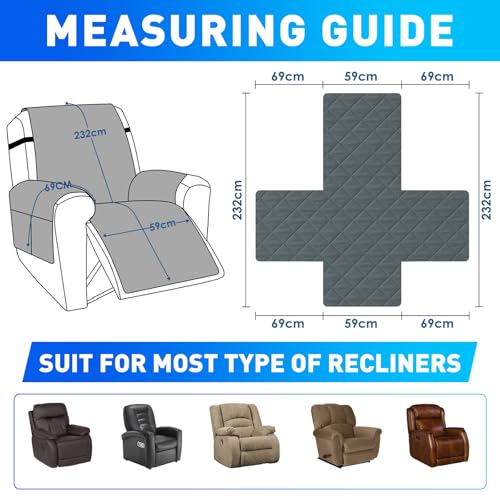 Protector Funda Sillon Reclinable impermeable antiarañazos 4