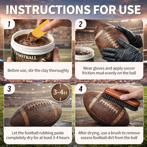 ZUAON 16oz Football Mud Kit