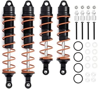 C32207BLACK Alloy Machined Shocks (4) Set for Arrma 1/8 Kraton 6S BLX V5