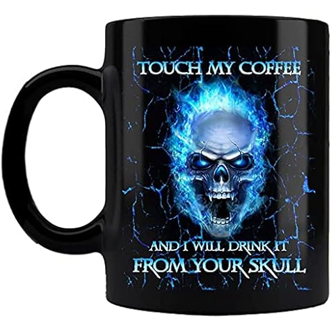 Taza de cerámica del cráneo de terror Cover