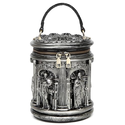 Image of Men PVC Unique Novelty Weird Shape Handbag Purse Detachable Strap Crossbody Shoulder Bag for Women