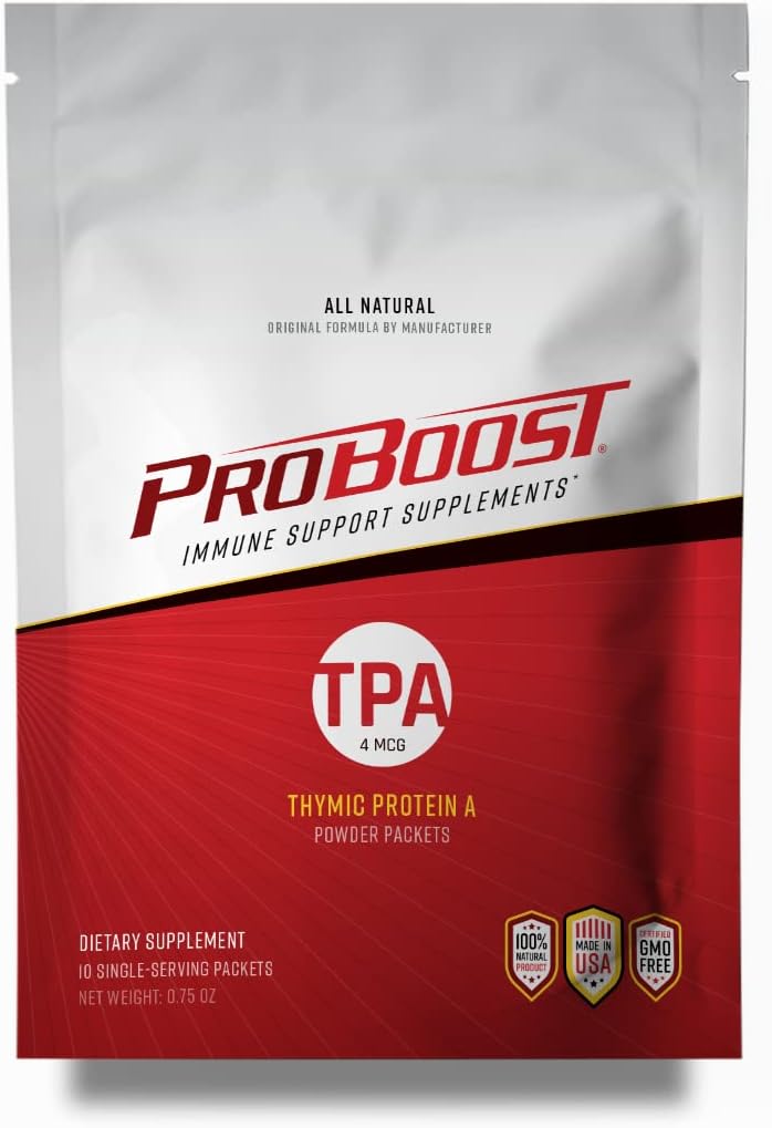 Thymic Protein A Powder Packets (4 McG TPA) – Immune System Support Supplement – All Natural, Non-GMO Formula – 10 Packets Thymic Protein A Powder Packets (4 McG TPA) – Immune System Support Supplement – All Natural, Non-GMO Formula – 10 Packets