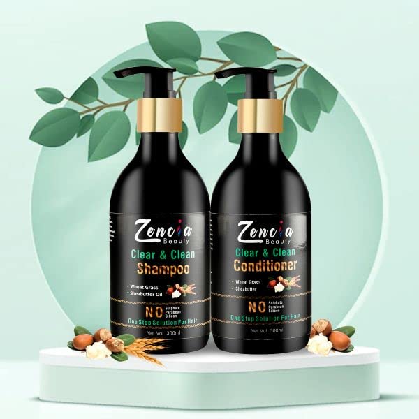 Buy Zencia'S All Clear And Clean Scalp Shampoo and Conditioner