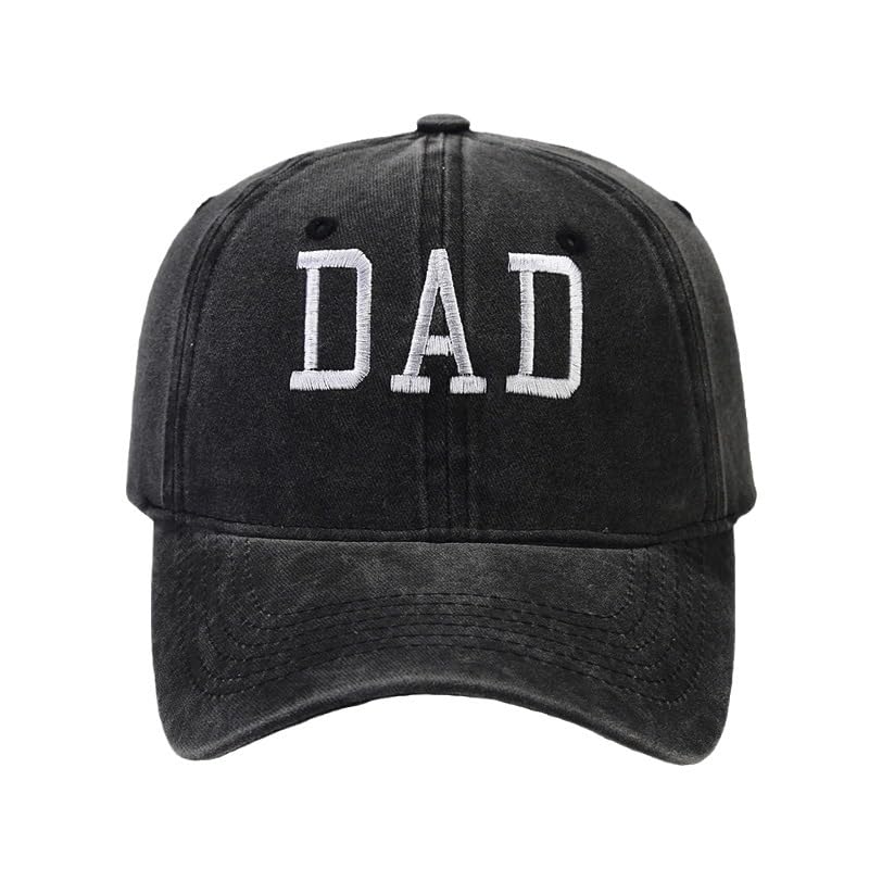 Image of XYIYI 2 Pack Unisex Washed Vintage Baseball Cap Golf Dad Hat Adjustable Classic Low Profile Plain Cap for Men Women