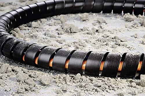 HellermannTyton 0182903 162-20100 SPF10-PP-BK Spiral Hose Black 1 m