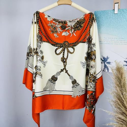 Image of Women's bat Wing Sleeves Off The Shoulders Loose Oversized Baggy top Pullover Casual top T-Shir