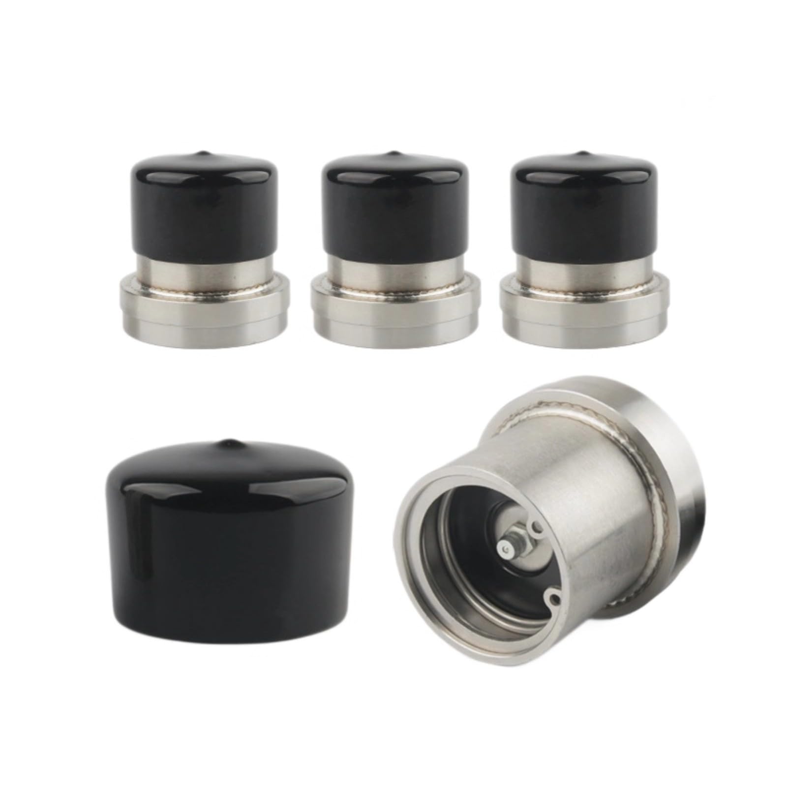 2.441" Resistant Bearing Cover Proof Housing Grease Plugs Hub Bearing Cover for Trailer Maintenance Trailer Caps