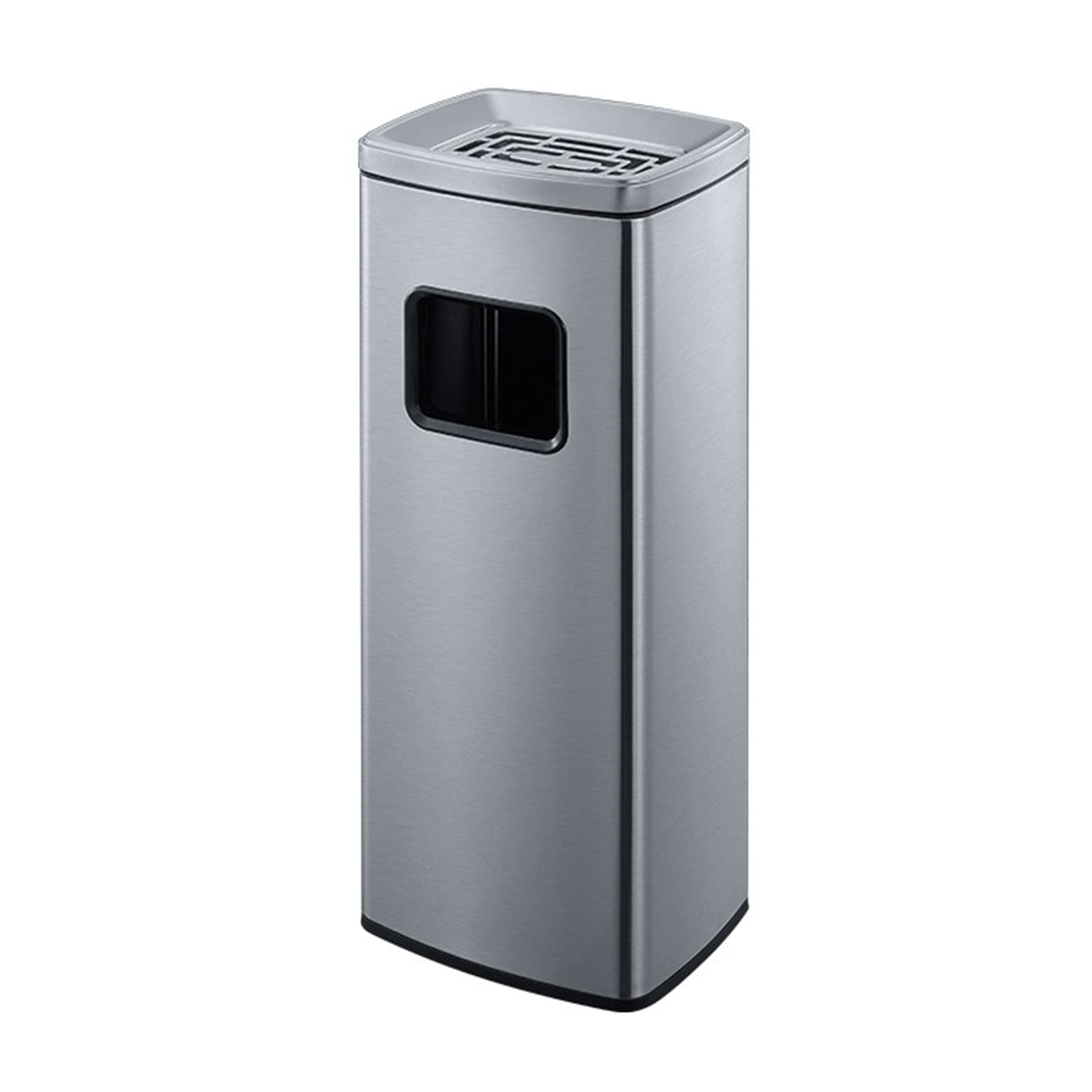 Amazon.com: Cigarette bin Outdoor freestanding Stainless Steel Ashtray  Trash Can Indoor Corridor Cigarette Butt Post Vertical Ashtray，Silver :  Home & Kitchen