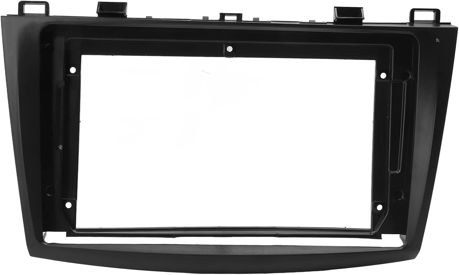 Aramox Dash Fascia, 9in Car Navigation Panel Frame, Car Stereo Radio Install Dash Kit, Compatible with 3 2010-2013, Dash Mounting Fascia, Black