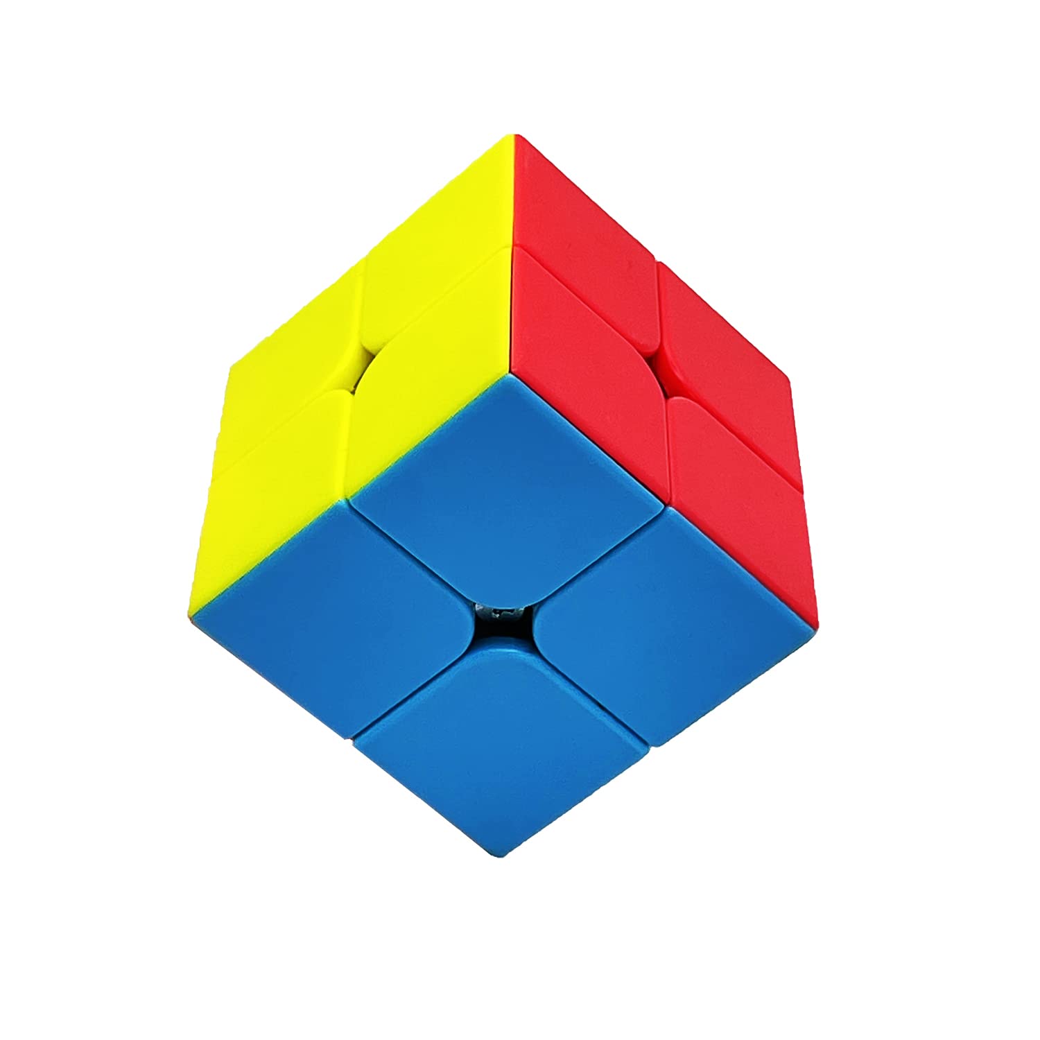 Jbpbslu 2x2 Speed Cube, Stickerless, ABS Material, 2x2 Puzzle, Modern Style, Unisex, Cube Shape, 1 Set, 1 Item, 1 Piece, 1 Pack, 3+ Age, 50x50x50mm