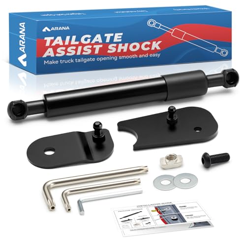 ARANA Tailgate Assist Shock for Ford Maverick, 2022-2026 Maverick Truck Tailgate Soft Open Accessories, Tail Gate Mods Damper Kit Fits Ford Maverick Hybrid XL XLT LARIAT(All Tools Provided)