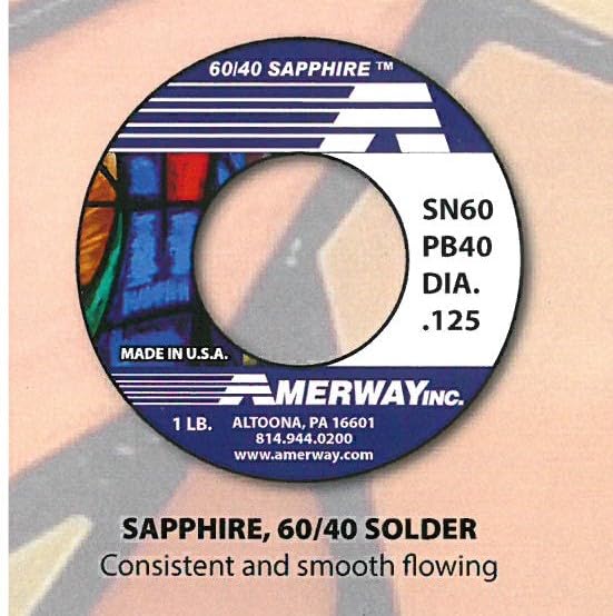 Image of Sapphire Stained Glass Soldering Wire