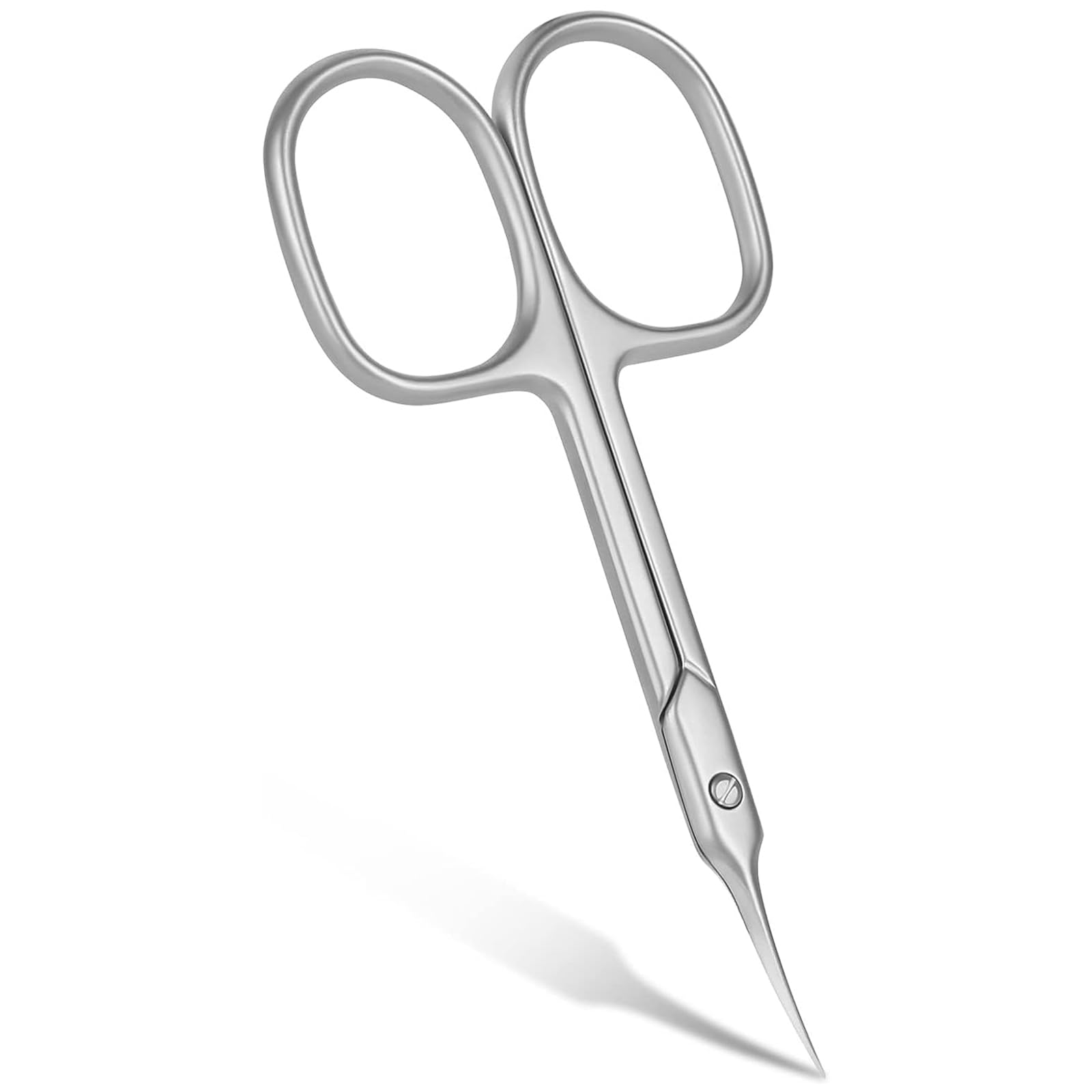 Tijeras Profesionales para Uñas, Tijeras para Manicura, Tijeras Curvas para Cutículas, Tijeras Belleza, para Recortar Cejas, Uñas, Vello Facial