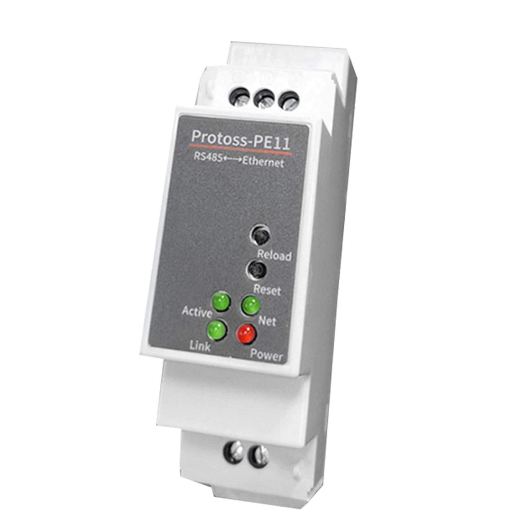 4X DIN Rail Serial Port RS485 a Ethernet Convertidor Servidor Protoss MQTT PE11-H Soporte Modbus RTU