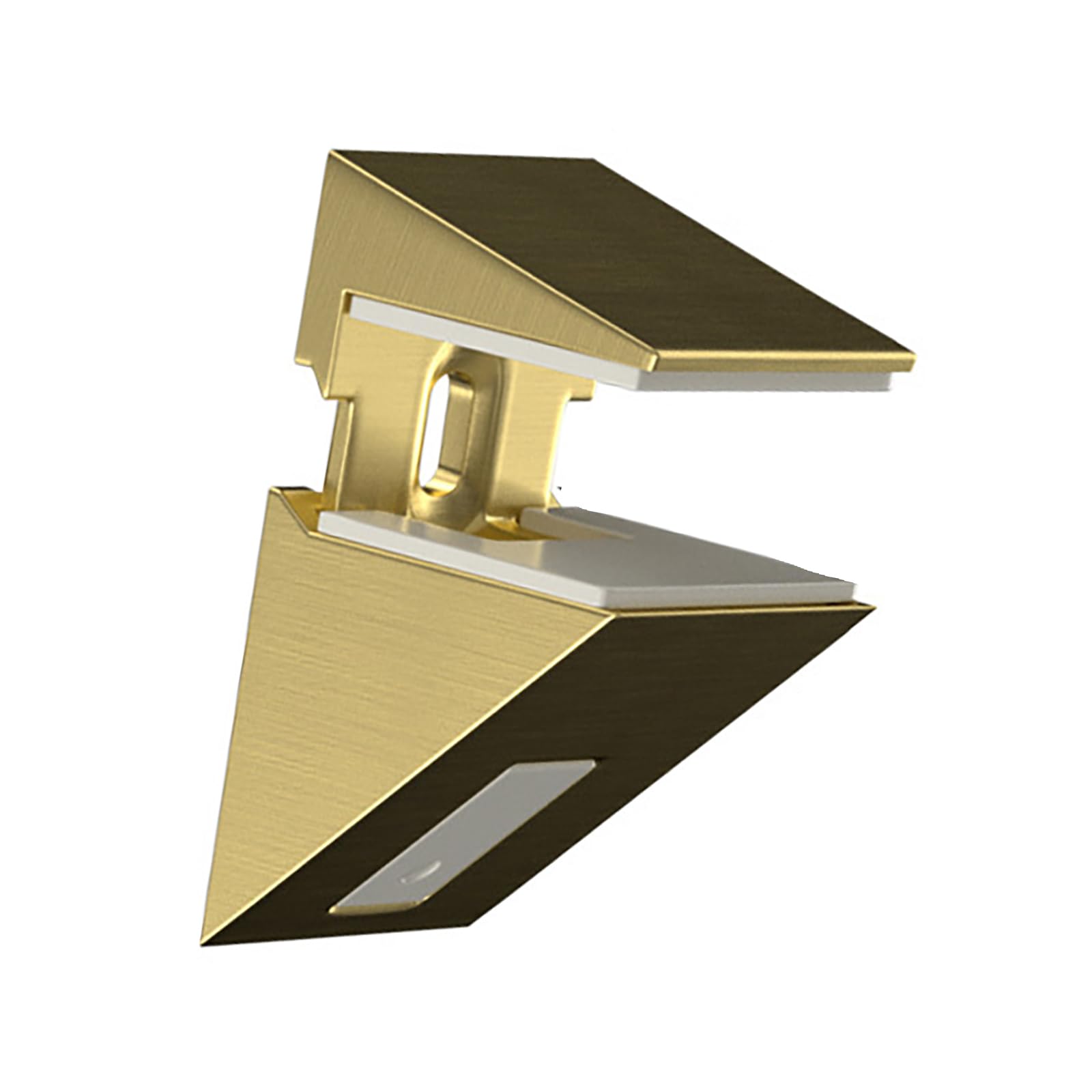 Designs Glass Shelf Holders Adjustable Clamps for Glass Shelving Sturdy Zines Alloy Materials Construction Interior Designs Hardware