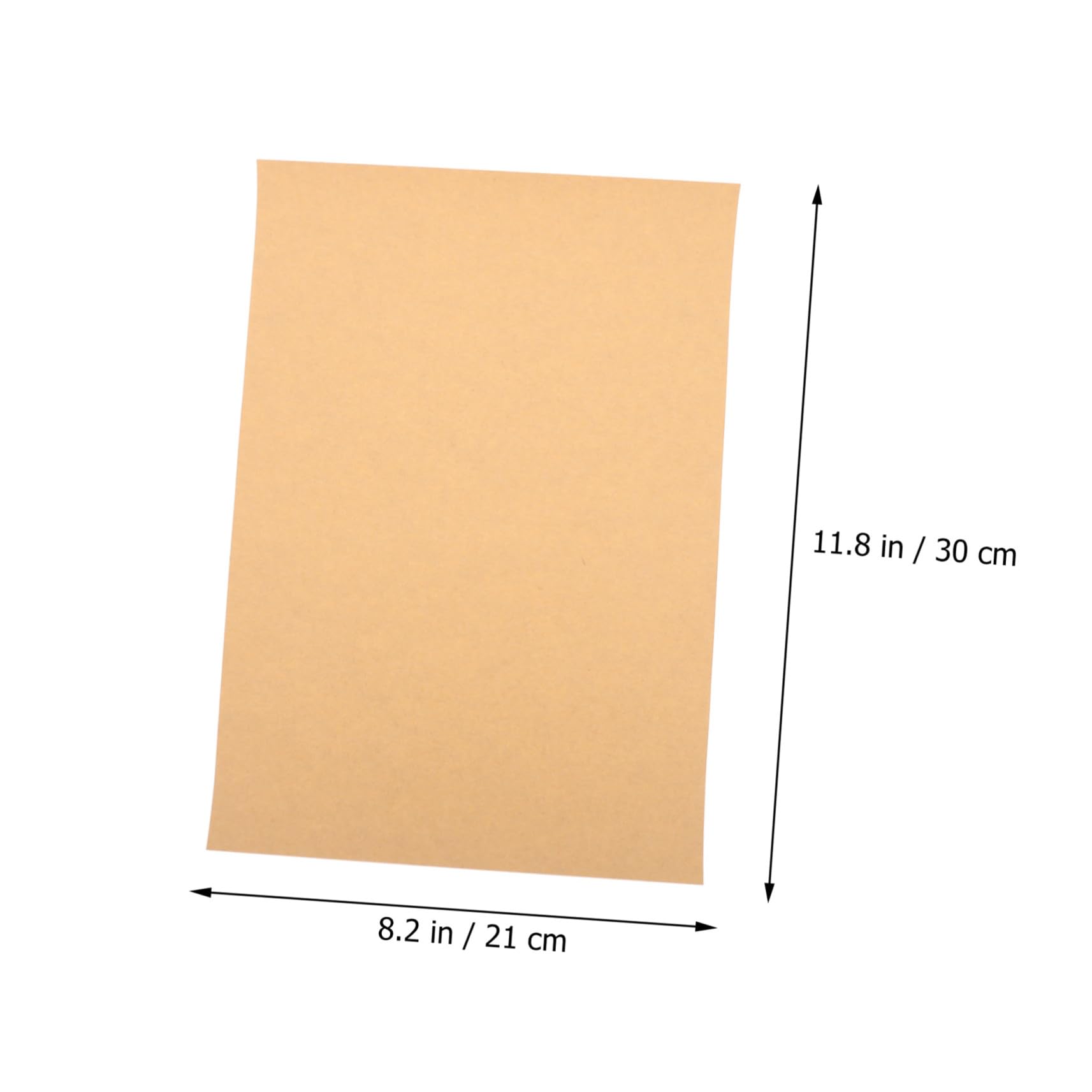 NUOBESTY Carta Kraft Spessa per Disegno 100 Pezzi, Carta da Schizzo Liscia e Fine, Non Si Sgualcisce, Adatta a Matite e Pastelli, per Pratica