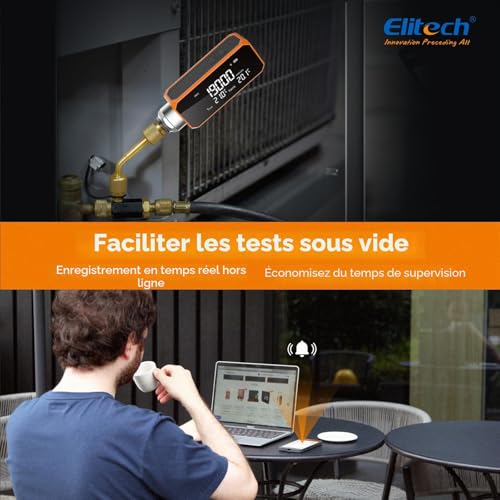 Éviter les fuites de climatisation avec le vacuomètre digital Elitech VGW-Mini - 6