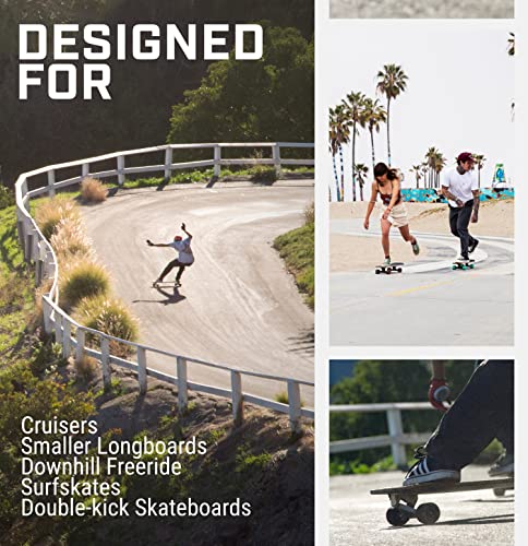 Fireball Tinder 65Mm Longboard Wheels 81A - Usa Made Soft Wheels For Skateboard Longboard And Cruiser (Set Of 4 - Red) #TOP3