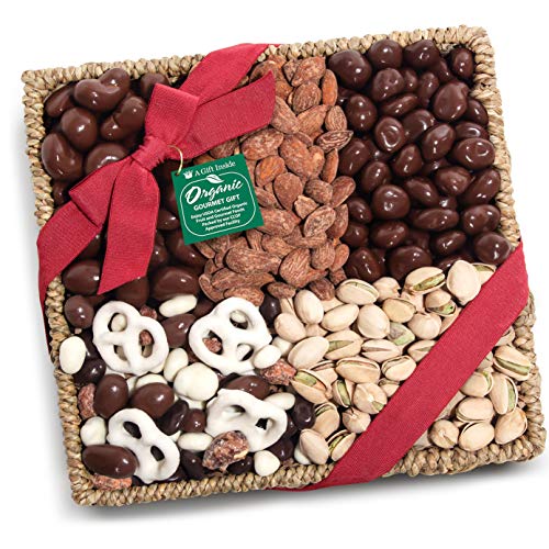 Mendocino Organic Chocolate and Nuts Gift Basket - Thumbnail 2