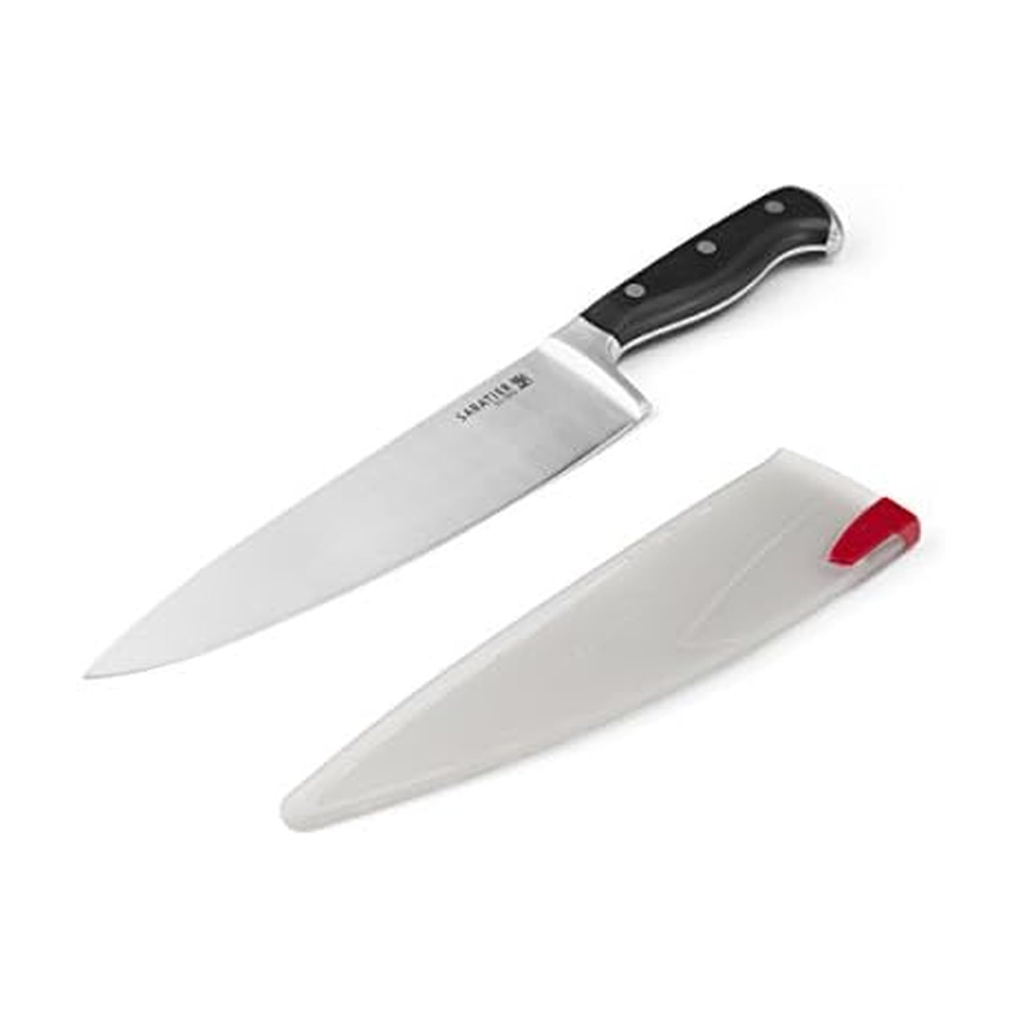 Sabatier Forged Stainless Steel Chef Knife with EdgeKeeper Self-Sharpening Sheath, 7.9 inches (20 cm)