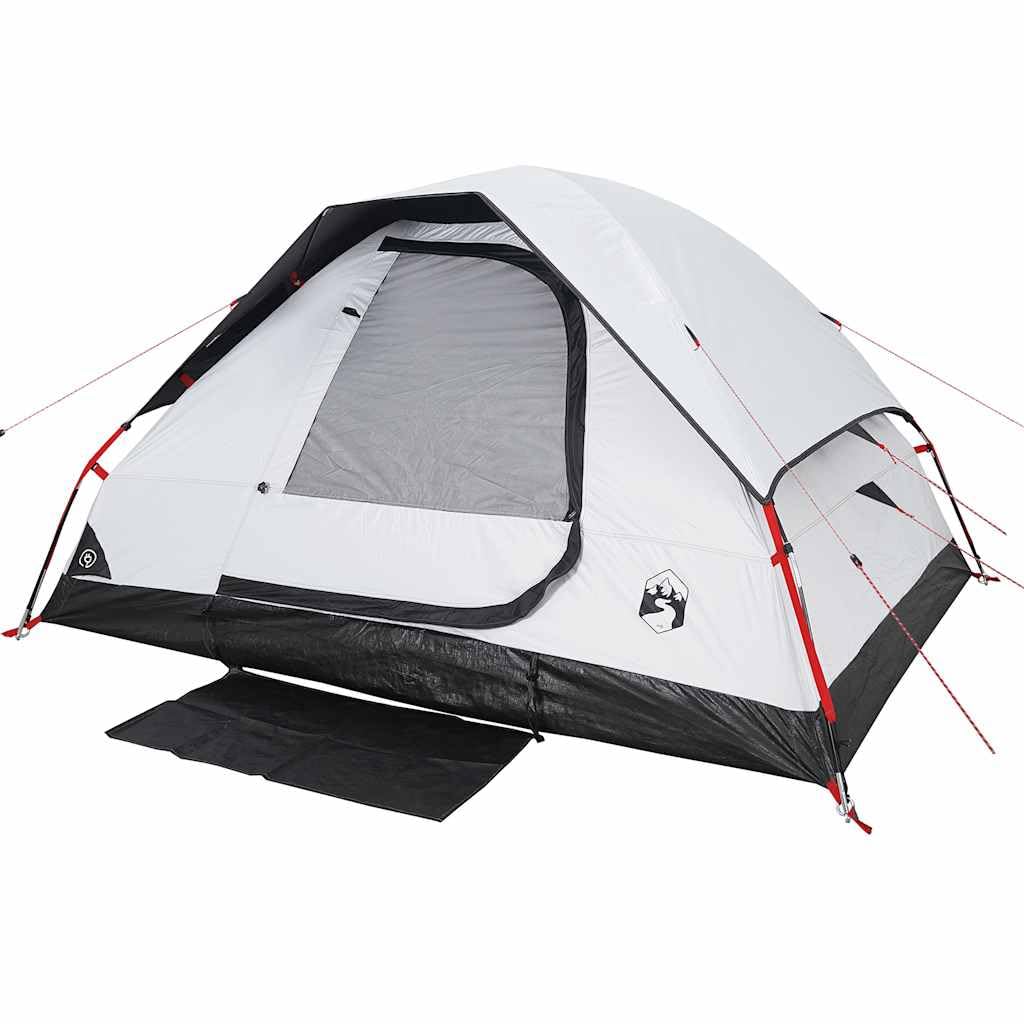 Tienda de campaña domo para personas, verde oliva, impermeable T poliéster para exteriores con conexión electrónica, tienda de campaña ligera para acampar