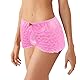 Bommi Fairy Männer gestaffelt Boxershorts Funny Boys Novelty Shorts elastische Trunks Dehnbare Taille Unterwäsche Mesh Spitze Blase Tasche atmungsaktiv und komfortabel (Rosa)
