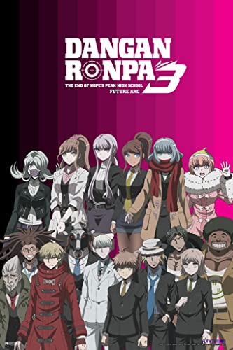 Danganronpa 3 Future Lineup Video Game Gamer Gaming Danganronpa Manga Anime Posters Danganronpa Merch Dangan Ronpa Anime Room Decor Merchandise School Trilogy Cool Wall Decor Art Print Poster 12x18