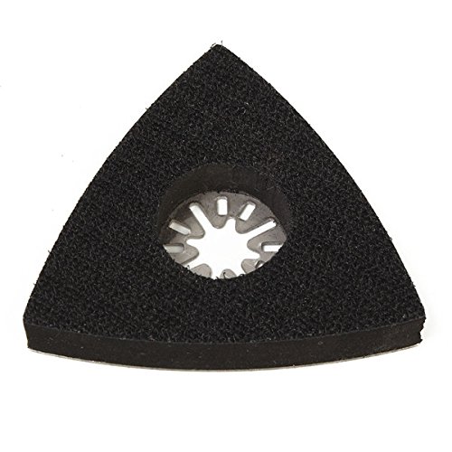 100Pcs 80Mm 60-240 Grit Sandpaper With Sanding Pad For Bosch Fein Oscillating Multitool