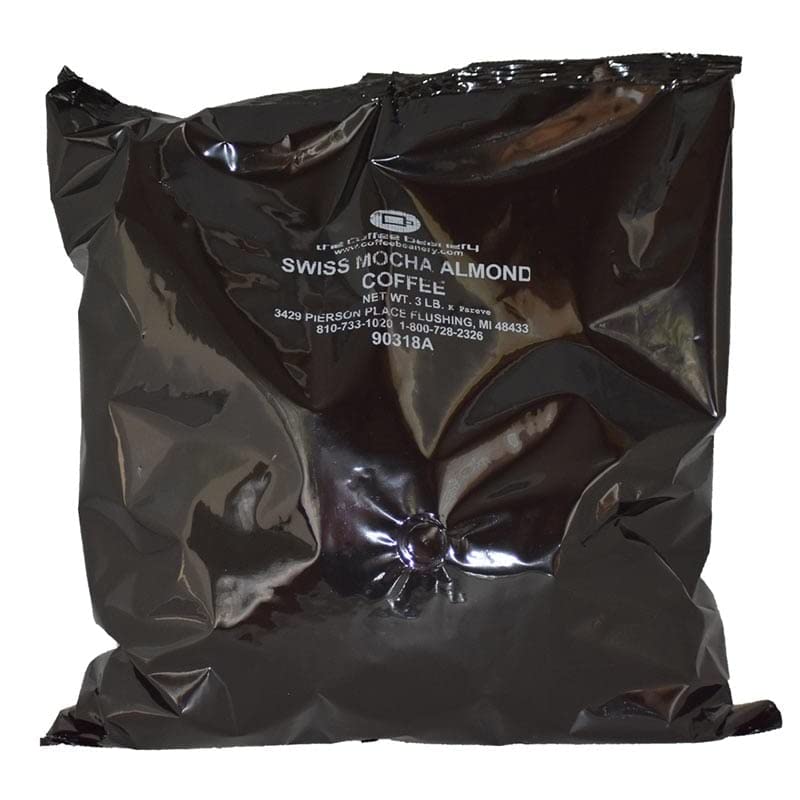 Dark Chocolate Almond Flavored Coffee, Specialty Arabica Coffee, Medium Roast, 3LB, Fine