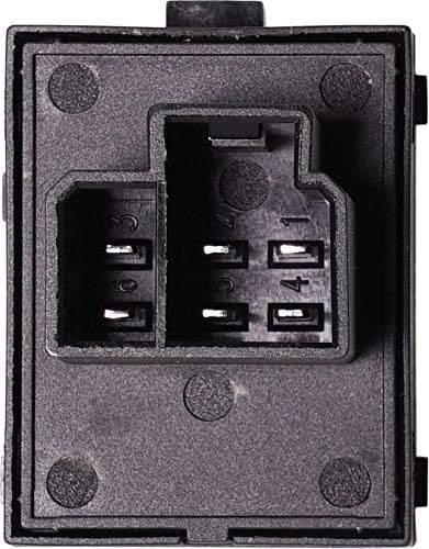 Garage-Pro Power Window Switch Replacement for Jeep Grand Cherokee 1994-2004 Black 6-Prong Blade Male Terminal; Female Connector Replaces # DS1187, 5HB57DX9AA