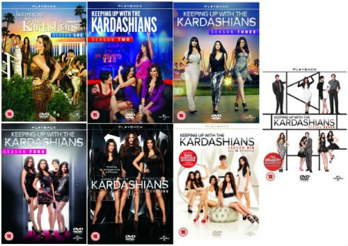 Keeping Up With The Kardashians 1 - 7 Complete Collection: Season 1, 2, 3, 4, 5, 6 and 7 Set