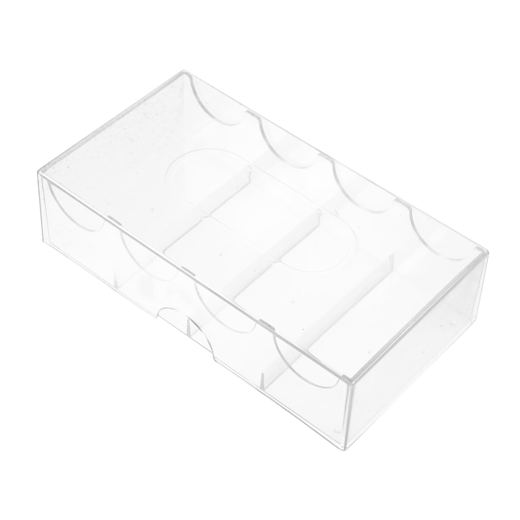 BESPORTBLE Poker Chip Holder Compartment Storage Box for Chips Items Convenient and Portable Design for Game Nights and Organization