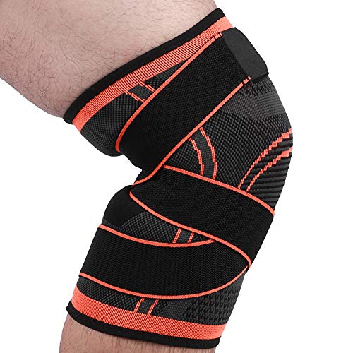ZIZEV Compression Kneecap, Elastic Support Sport Kneepad, for Running All Sports (Knee Pads M)