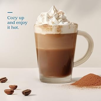 Cool Capp Mocha Blended Iced Coffee Mix Instant Frappe Powder Drink Mix