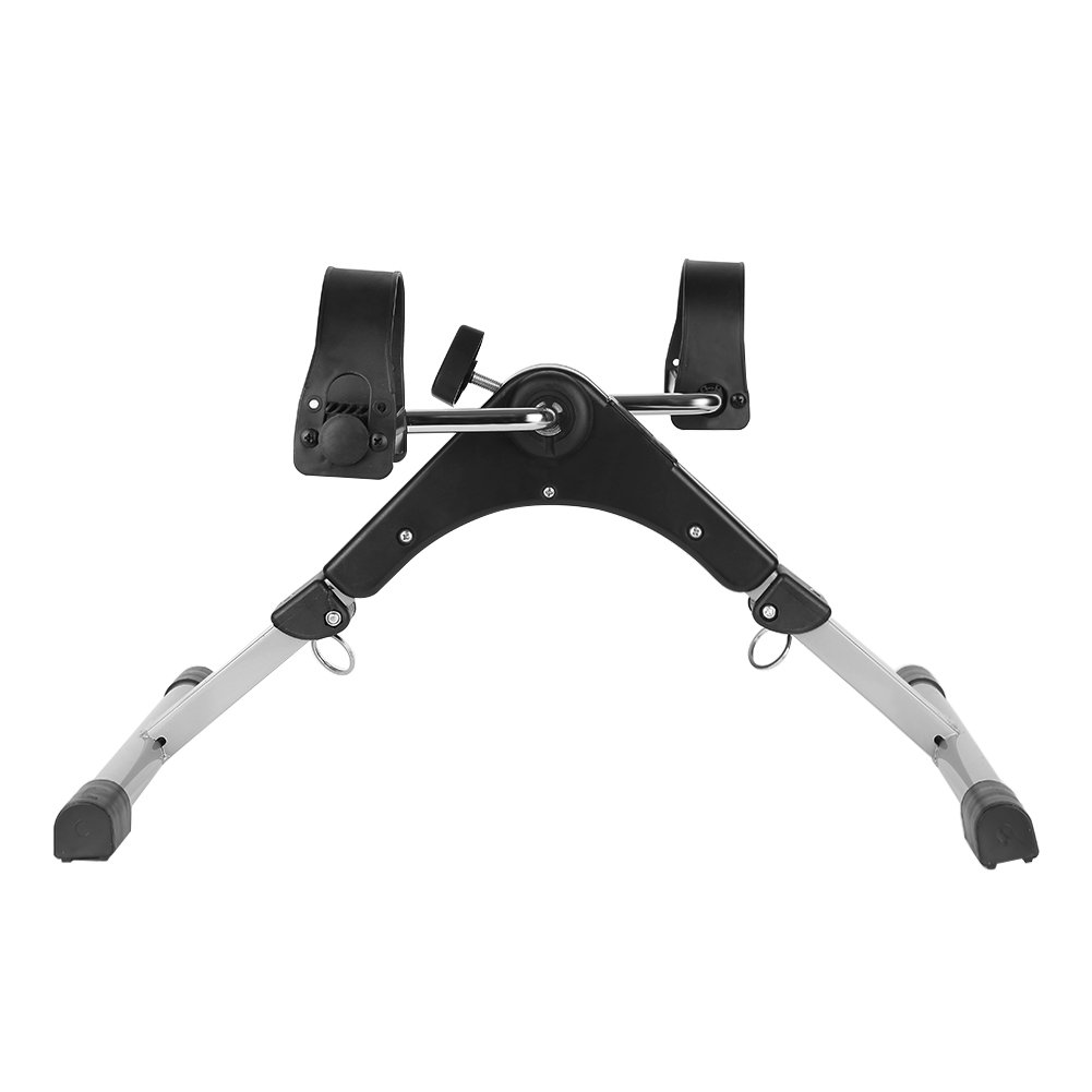 Pédales Statiques,Mini Vélo D'état,Machines à Jambes,Entraînement des Bras et des Jambes Écran LCD et Résistance Réglable,Pedalier Mini Velo D Appartement Formateur