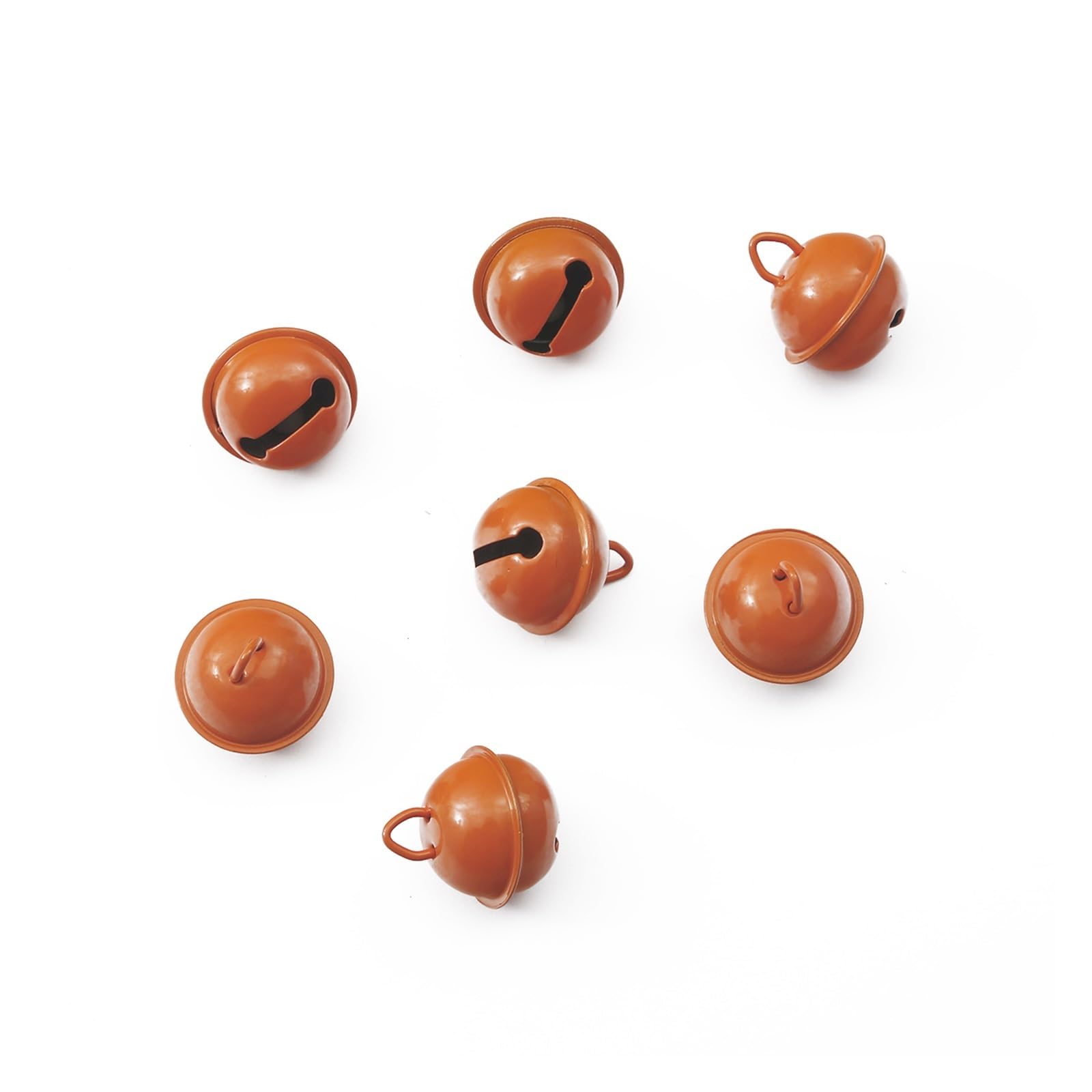 Christmas Bells 40pcs Colorful Jingle Bells Iron Christmas Tree Ornaments Decorations DIY Bracelets for Christmas Decor