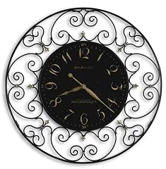 Howard Miller Ontonagon Oversized Gallery Wall Clock II 549 411 – Black Iron with Quartz Movement photo Howard Miller Ontonagon Oversized Gallery Wall Clock II 549 411 – Black Iron with Quartz Movement