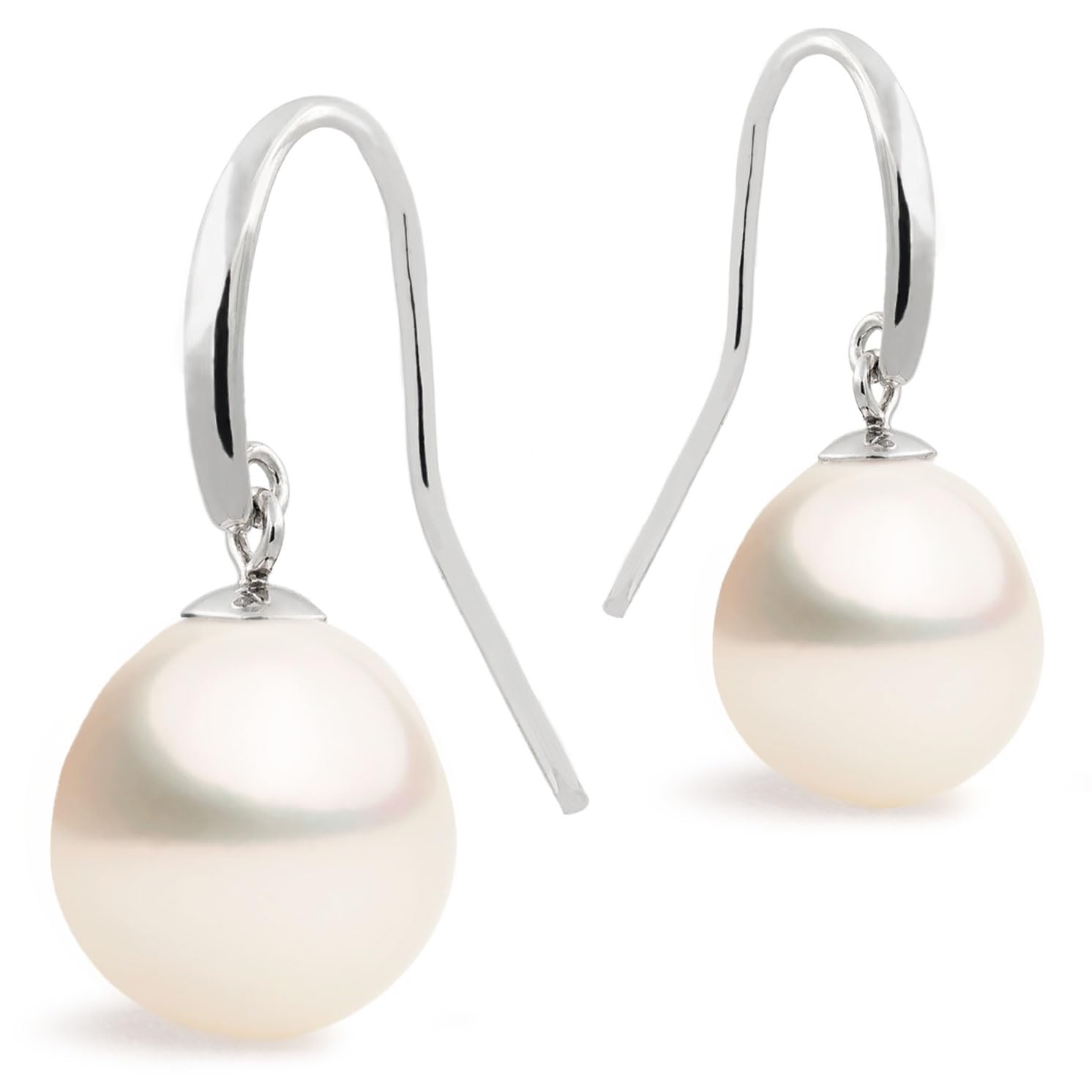 Orecchini di perle da donna Perle coltivate d'acqua dolce a forma di goccia di SECRET & YOU | Argento 925 rodiato.