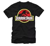 Jurassic Park Classic Logo Symbol Mens T-Shirt