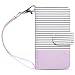 iPhone SE Case, iPhone 5S Case, ULAK iPhone 5s/5/SE Wallet Case, Fashion PU Leather Magnet Wallet Flip Case Cover with Built-in Credit Card/ID Card Slots for 5 5s SE,Minimal Stripe Purple