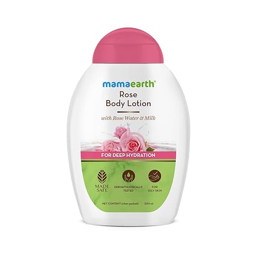 Buy Mamaearth Rose Body Lotion with Rose Water and Milk For Deep
