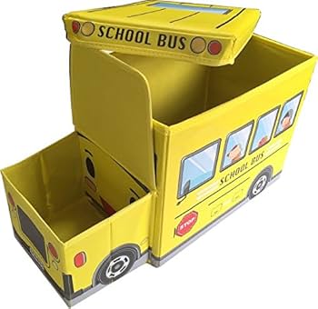 ビンテージ LIPSKI スクールバス 収納箱 おもちゃ箱 旧車 レトロ 当時物 Amazon.co.jp: スクールバス型おもちゃ収納BOX【イエロー