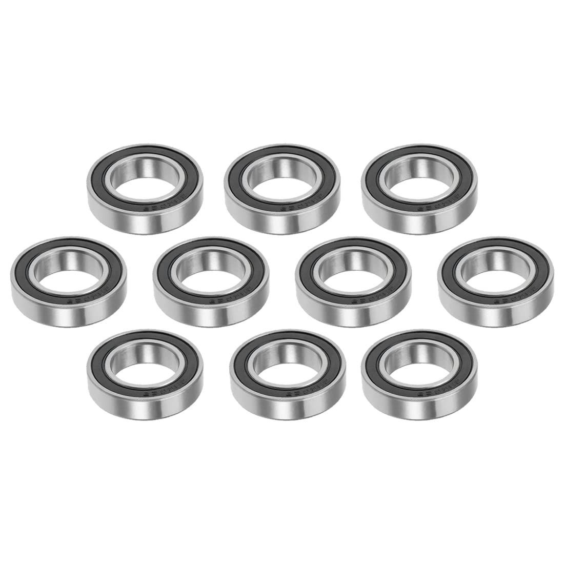 16100-2RS Cuscinetto A Sfera Scanalatura Profonda 10x28x8 Mm Doppia - Foto 2