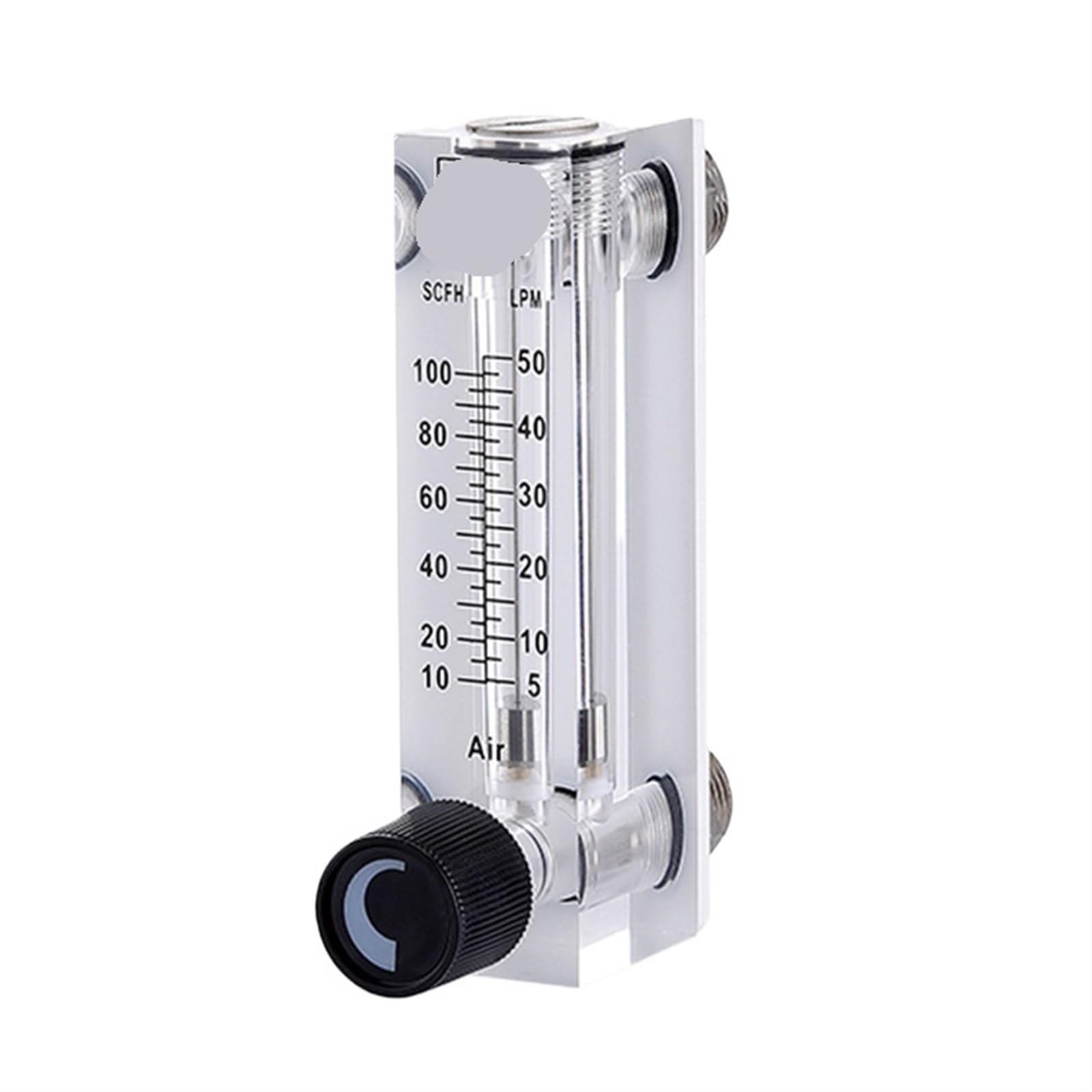 Medidor de caudal de líquido de panel LZT-6T Medidor de caudal de aire Rotámetro 2-20 4-40 6-60 10-100 LPH 10-70 GPH 16-160 25-250 100-500 100-1000 ml/min(2.5-25LPH)