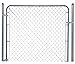 Midwest Air 3283AD72 72 in. Adjustable Single Walk Galvanized Fit Right Gate