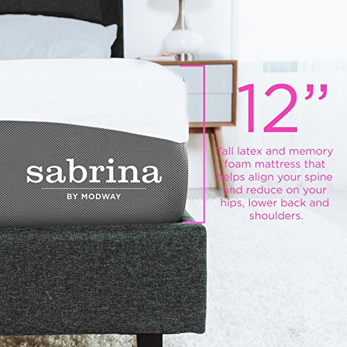 Modway Sabrina 12" Gel Cooling Ventilated Certipur-Us Certified Memory Foam Twin Mattress #TOP1