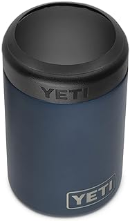 YETI (イエティ) Rambler 12オンス コルスター缶インシュレーター 標準サイズの缶用 ネイビー (中身は入れません)